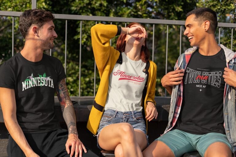 Our crew in Wassup tees