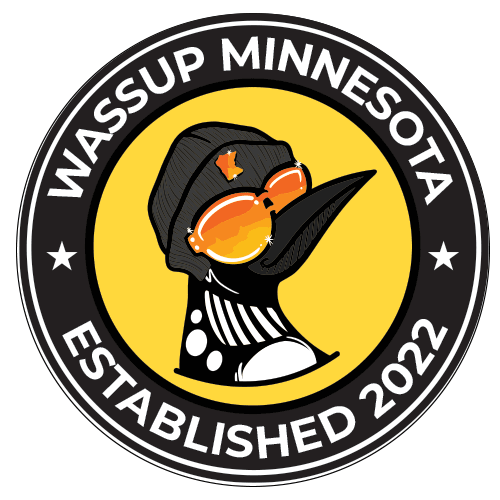 Wassup Minnesota loon logo